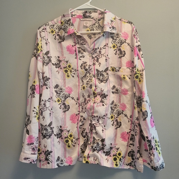 Victoria’s Secret Women’s Sleep Shirt Bundle Size Large Bee & Floral Print Print - Picture 6 of 11
